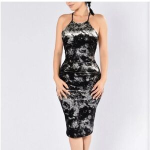 Velvet ‘rapture dress’